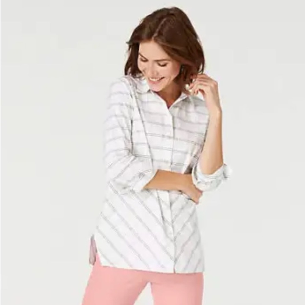 J Jill classic button up blouse 3X